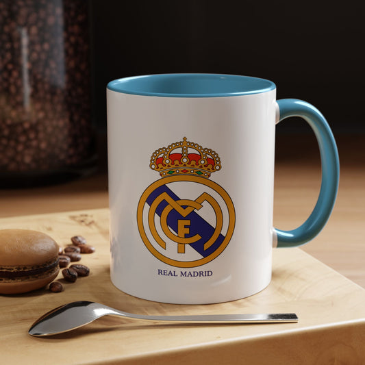 Real Madrid FC Logo Mug | Coffee & Tea Cup | Los Blancos Fan Ceramic Mug | Supporter Gift