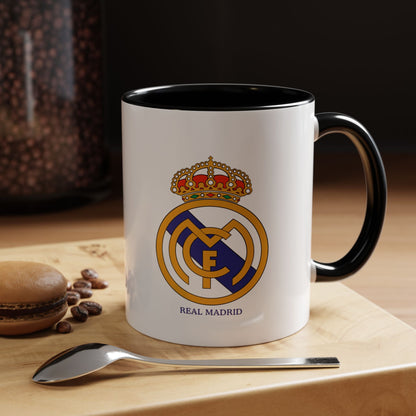 Real Madrid FC Logo Mug | Coffee & Tea Cup | Los Blancos Fan Ceramic Mug | Supporter Gift