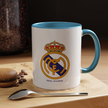 Real Madrid FC Logo Mug | Coffee & Tea Cup | Los Blancos Fan Ceramic Mug | Supporter Gift
