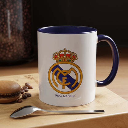 Real Madrid FC Logo Mug | Coffee & Tea Cup | Los Blancos Fan Ceramic Mug | Supporter Gift