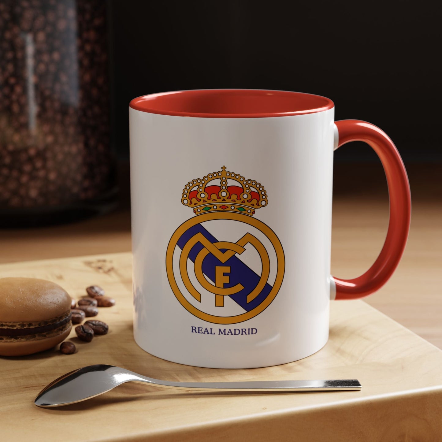 Real Madrid FC Logo Mug | Coffee & Tea Cup | Los Blancos Fan Ceramic Mug | Supporter Gift